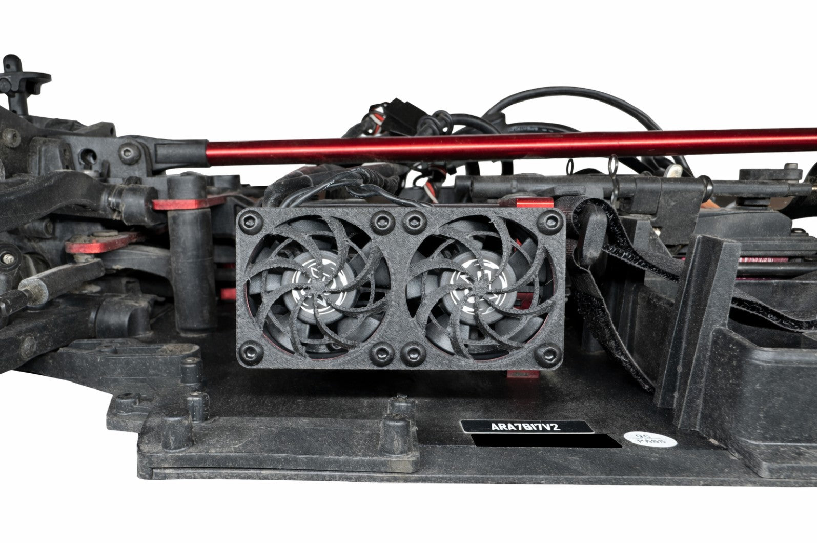 Single to Dual 35mm Fan Upgrade - ARRMA Fan Mount