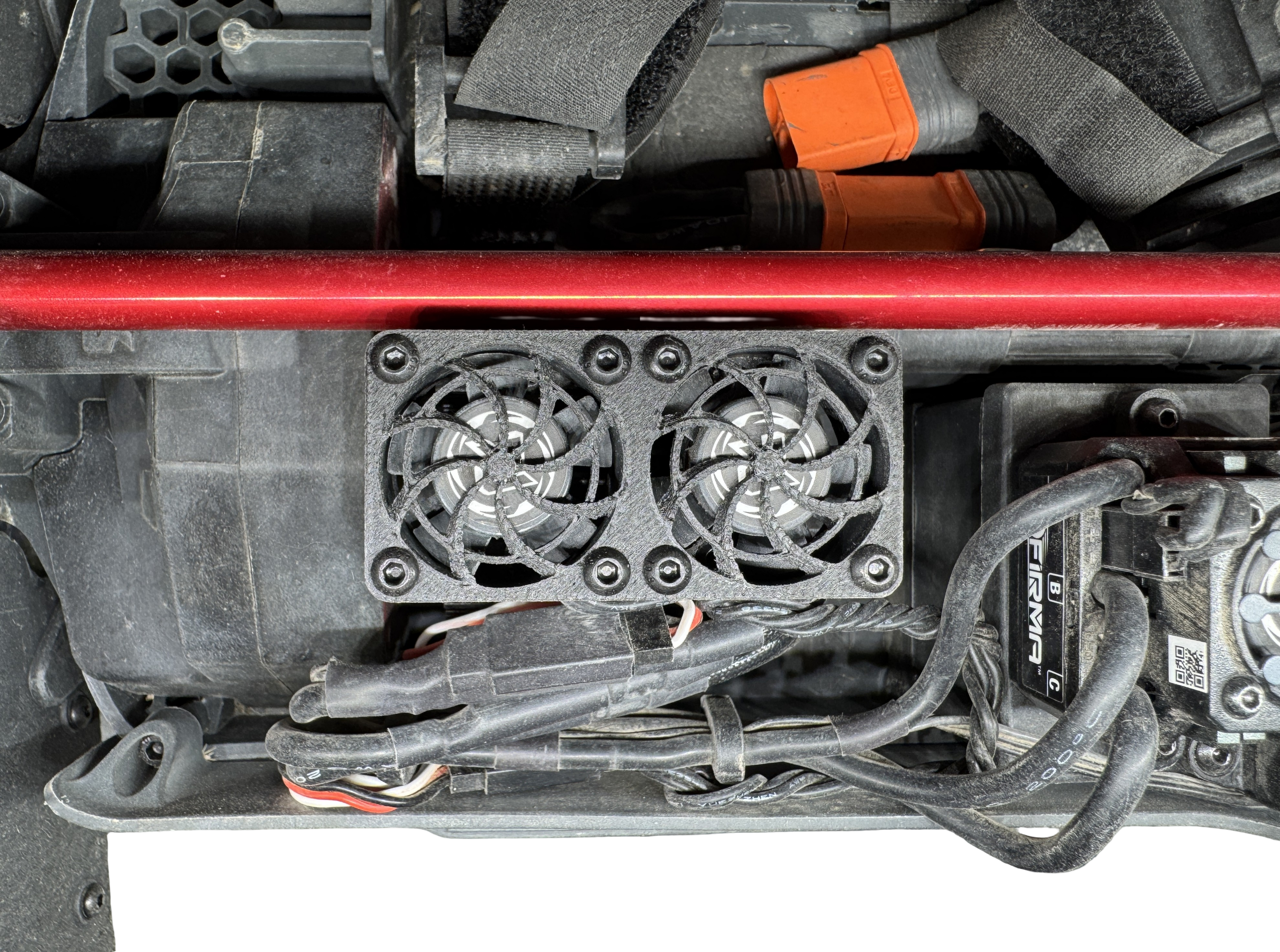 Single to Dual 30mm Fan Upgrade - ARRMA Fan Mount