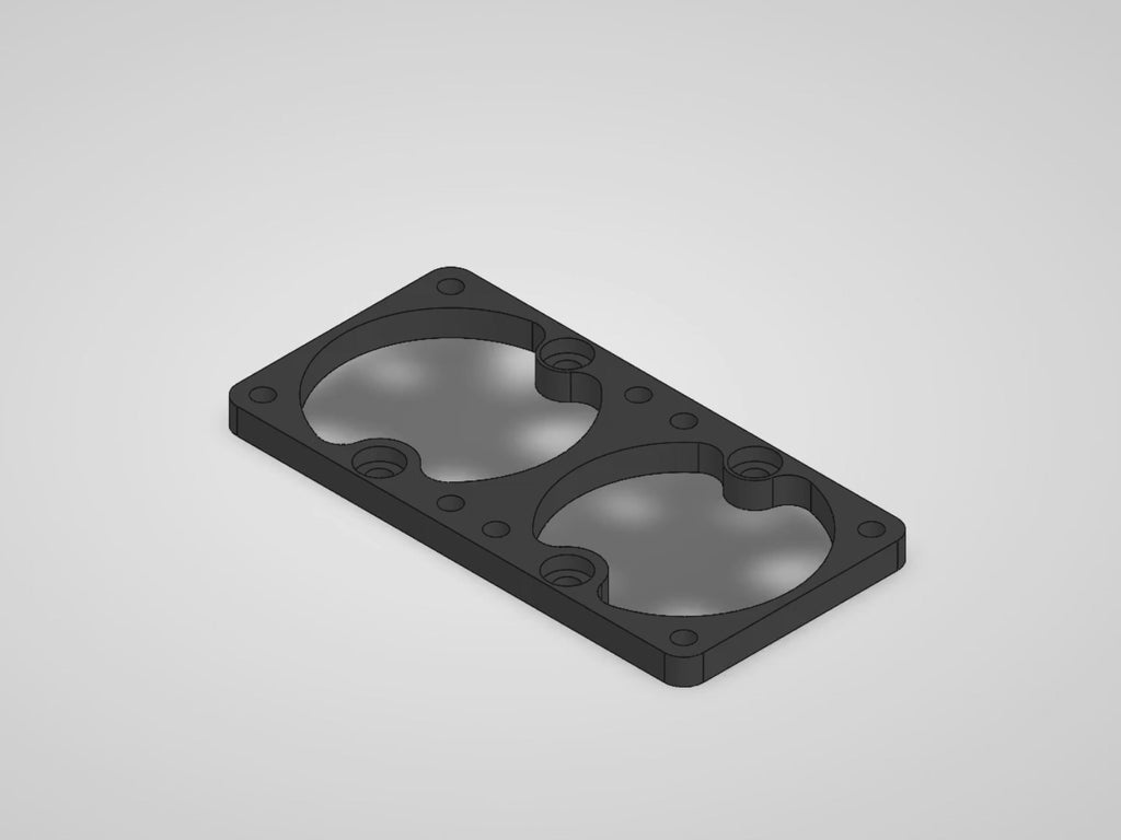 Single to Dual 30mm Fan Upgrade - ARRMA Fan Mount